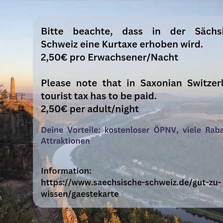 Uo3 - Urlaubsmagie- Urlaubsoase Mitten In Sebnitz Exterior foto