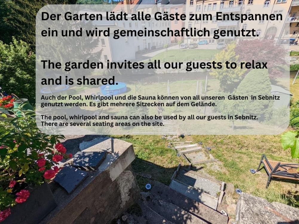 Uo3 - Urlaubsmagie- Urlaubsoase Mitten In Sebnitz Exterior foto